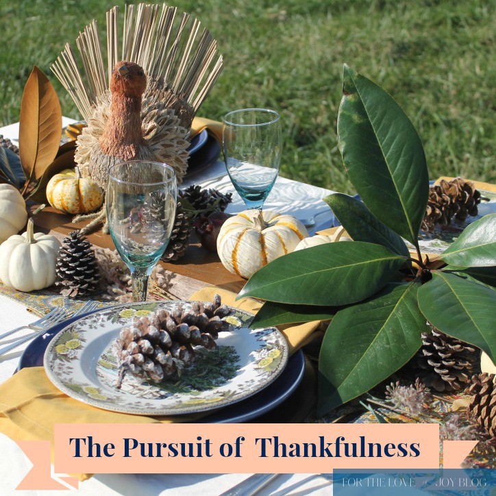 The Pursuit of Thankfulness